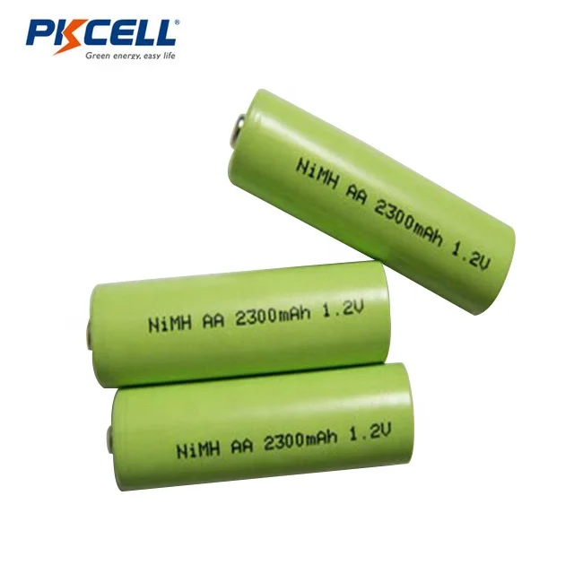 High capacity pkcell  nimh 1.2v  1/2aa 500mAh 600mAh rechargeable battery