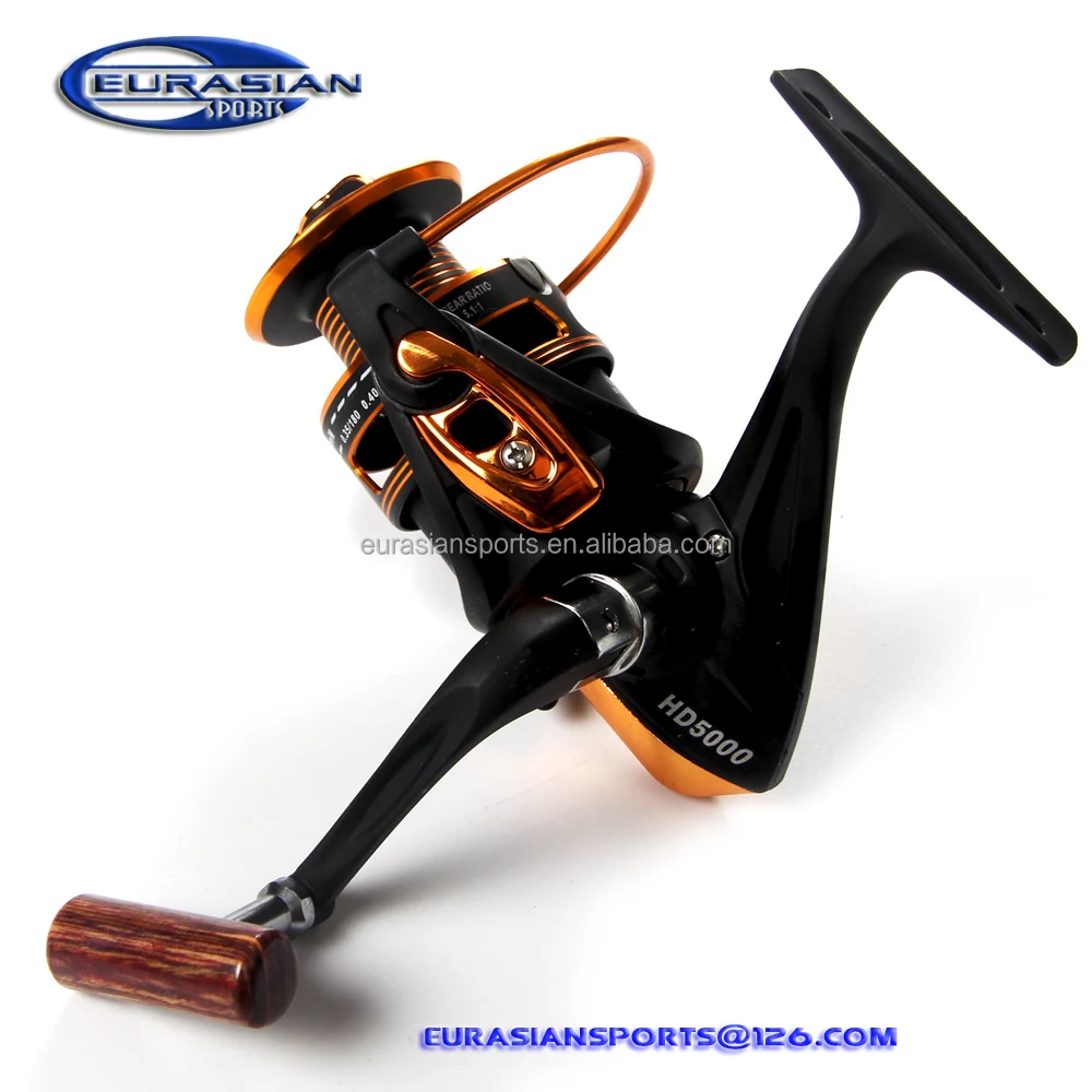 HD5000 wholesale instant anti-reveerse roller bearing spinning fishing reel