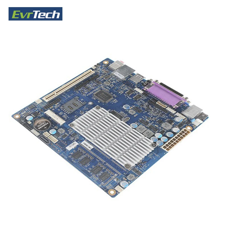 Dual Lan fanless Embedded industrial mini itx motherBoard  with Intel Atom D2550 processor and onboard 2GB RAM
