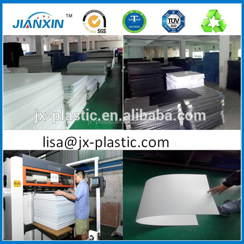 Завод обычай белый пп пластиковые гофрированный питание / полые лист