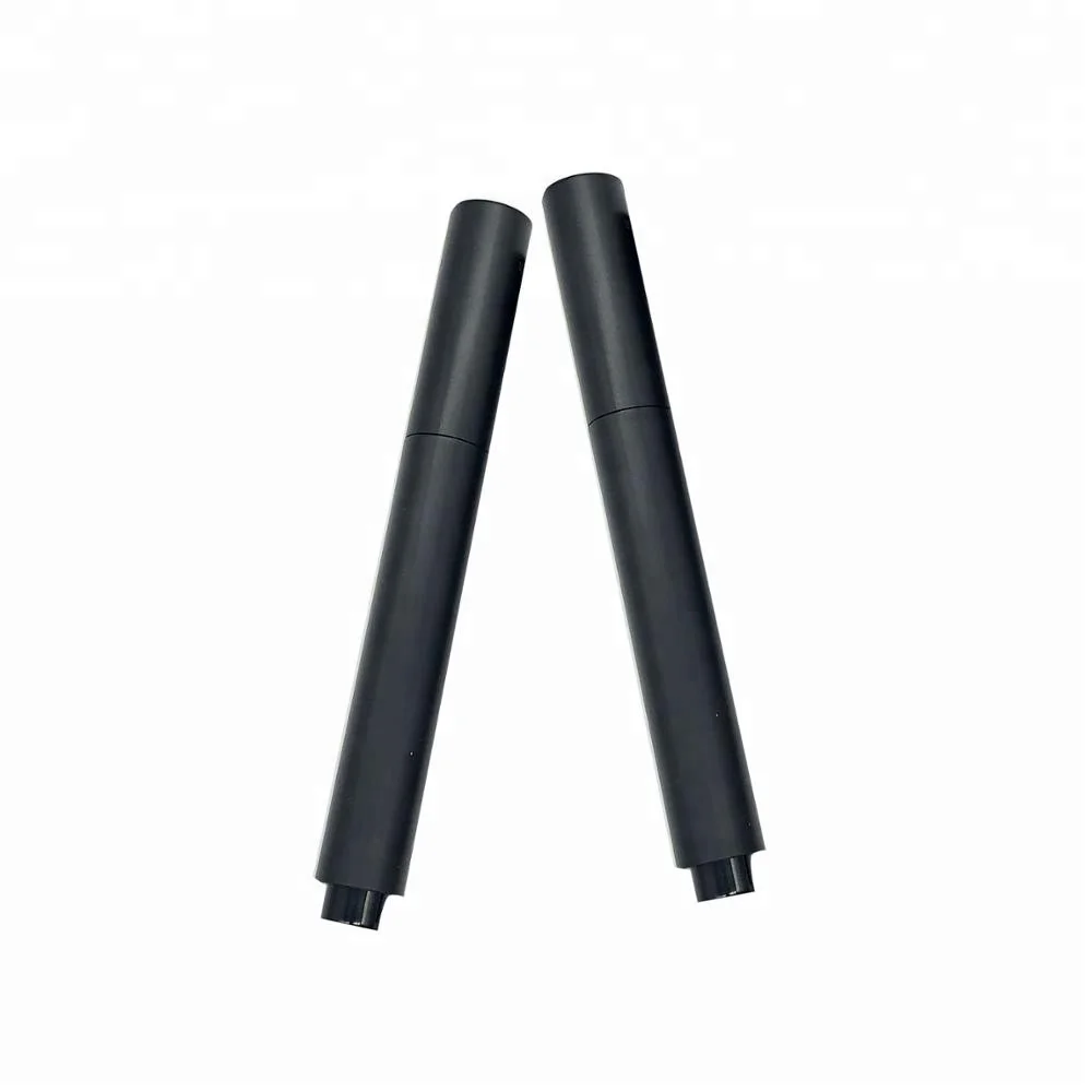 Pen shape recycled plastic lip balm tubes / press custom lipstick packaging / lip balm container