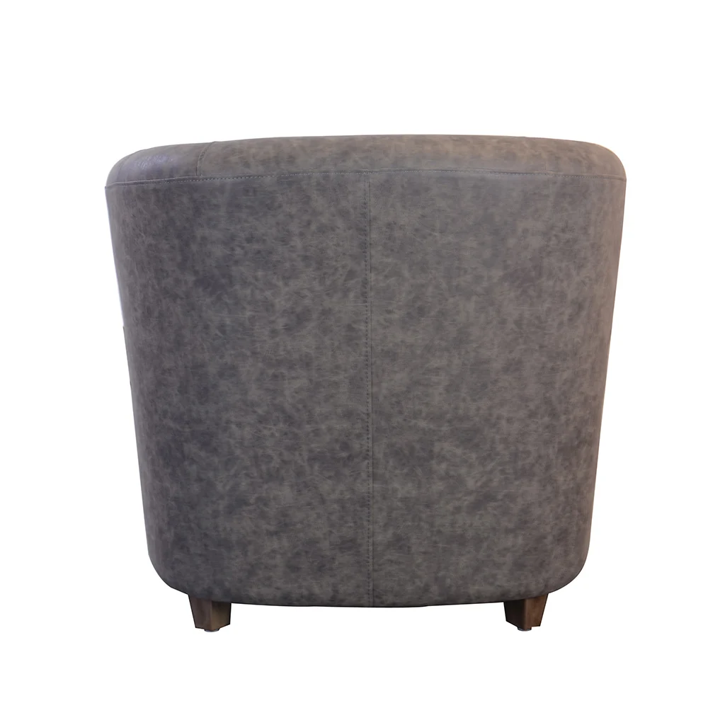 Upholstered Modern Metal Legs Fabric Accent Sofa For Living Room