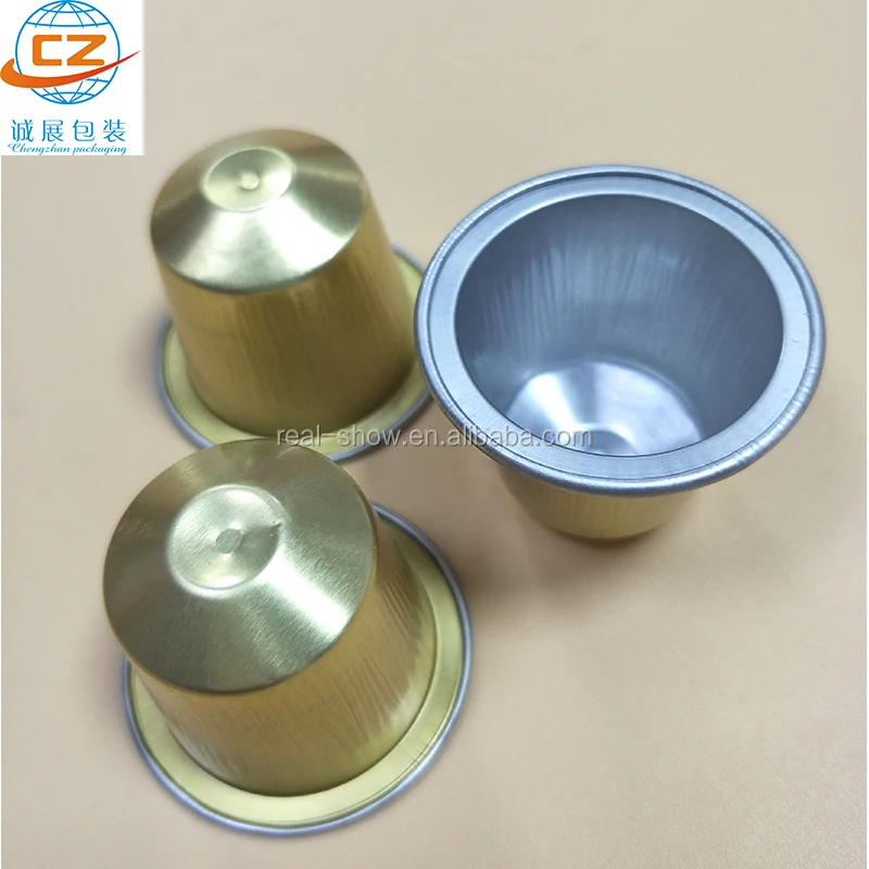 
Aluminum nespresso compatible coffee capsules for Capsule Coffee machine 