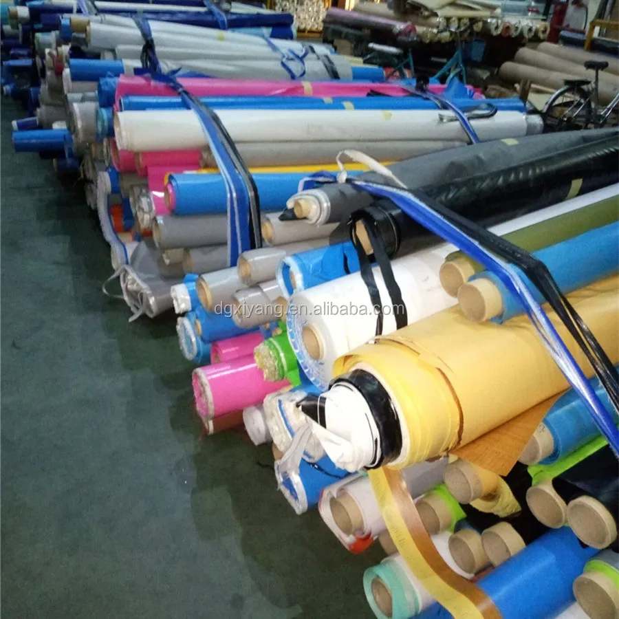 PVC Coated Stripe Tarpaulin in Stock Lot for Tent Truck Cover and Awning Woven Laminated Patterns Plain Style Free Sample