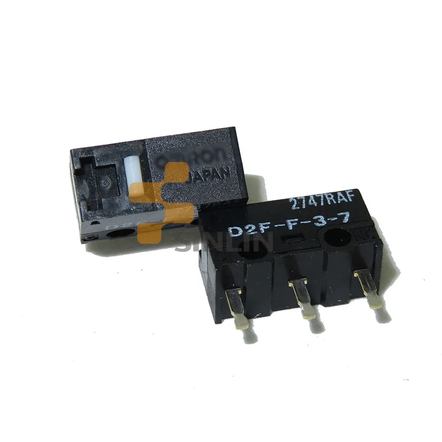 micro switch D2F-F-3-7 mouse button white dot more than 10 millions lifetime