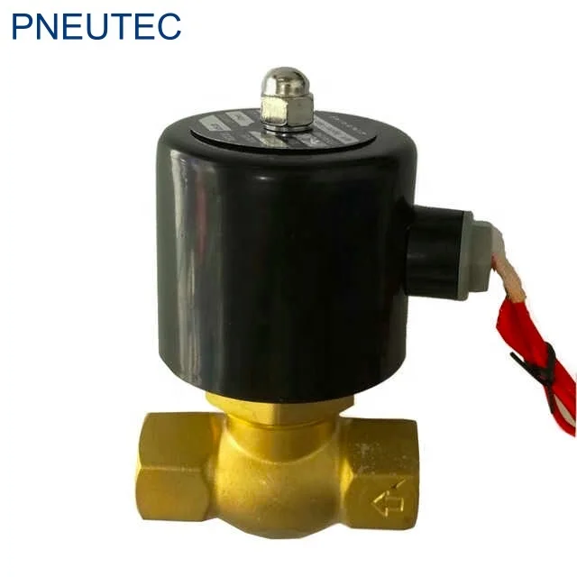 Good price 2 way Normally closed guide type 12 volt 12v dc vacuum water solenoid valve