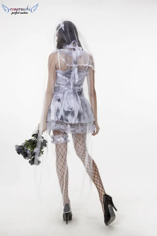 Halloween ghost bride love patch night goddess studio art photo stage costume