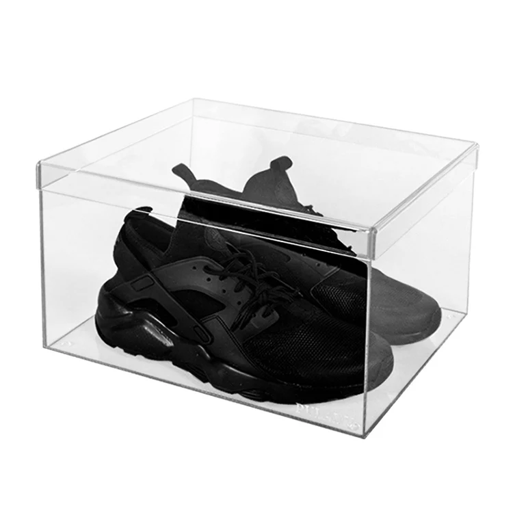 Unique Design Acrylic Display Box Dimensions PMMA Box Single Acrylic Box Acrylic Case With Oblique Face
