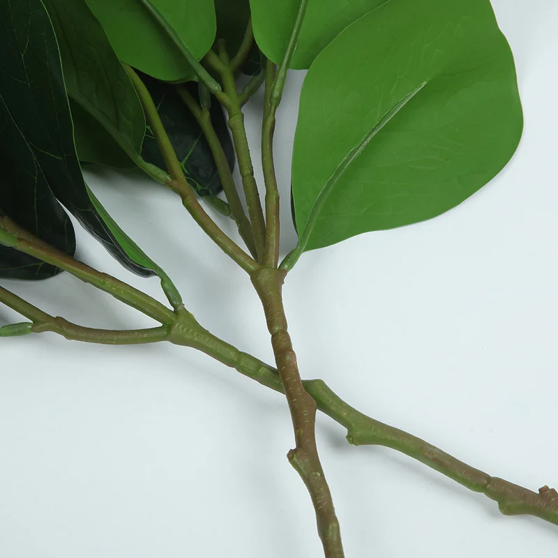 
Selling Single banyan durable artificial indoor decorative Simulation Leaf 