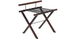 Hotel Guestroom Solid Wooden Luggage Rack Stand