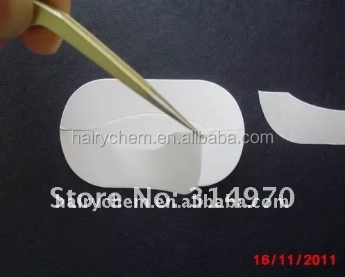 Factory Direct,50 pairs lint free simple and cheapest silk under eyepatches eye pads stickers for eyelash extension