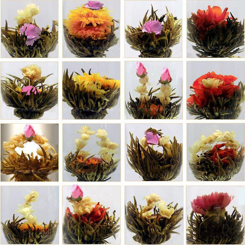 
Wholesale Gift Packing Organic Flower Tea Beautiful Blooming Bulk Tea Balls 