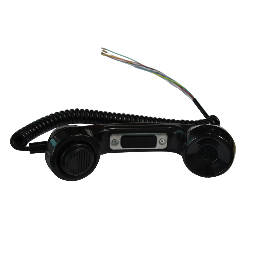 Industrial WeatherProof PC/ABS Plastic handset/Push to Talk Handset Telephones