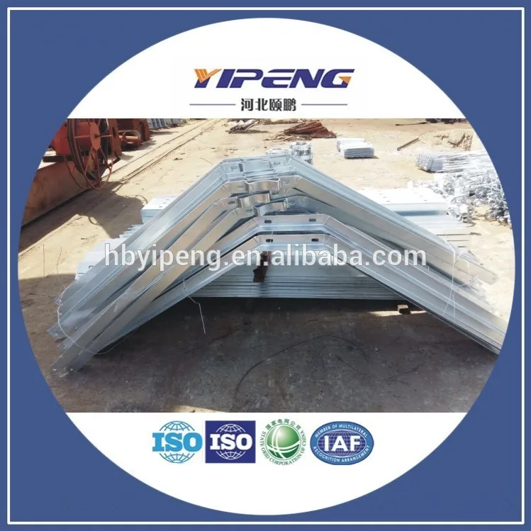 ANSI A153 Galvanized Standard V type Steel Cross Arm Brace for OHL Cross arm Fittings Wholesale Price
