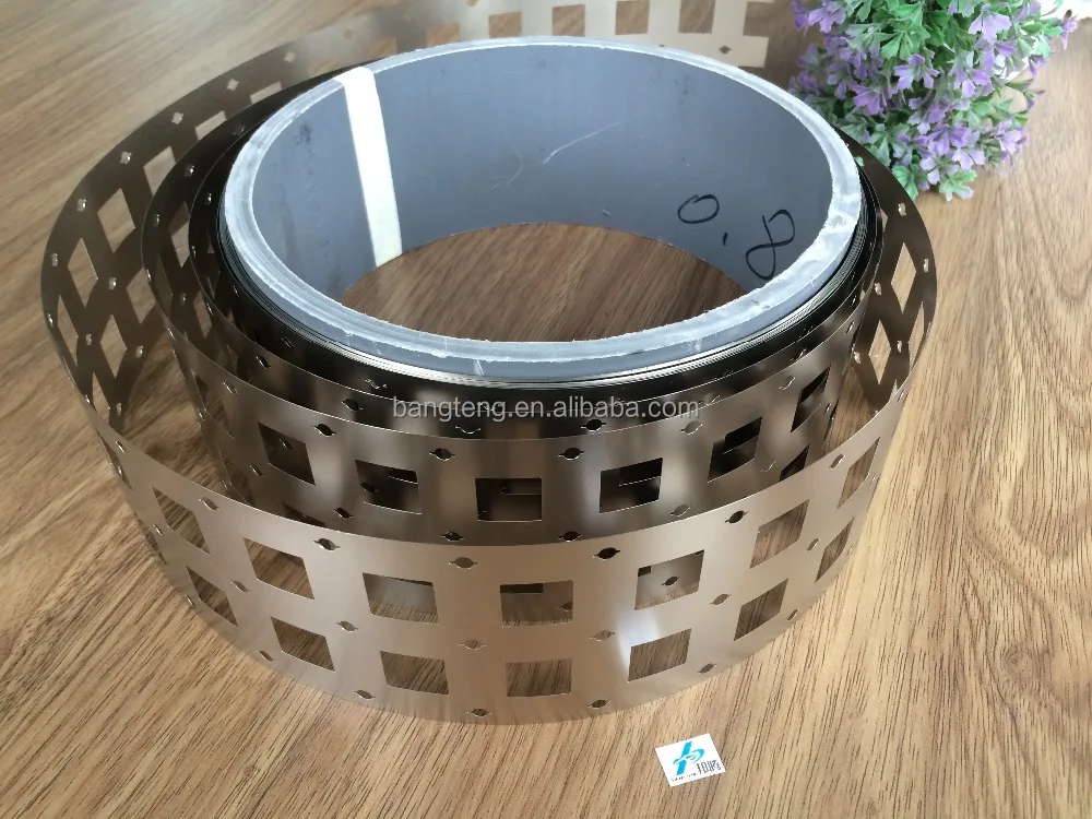 Wholesale Lithium Battery Connector Welding 34.5mm Spacing 3P 32650 Pure Nickel Strip