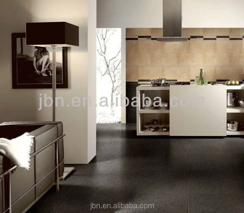 vinyl floor tile Super black full body polished porcelain tile