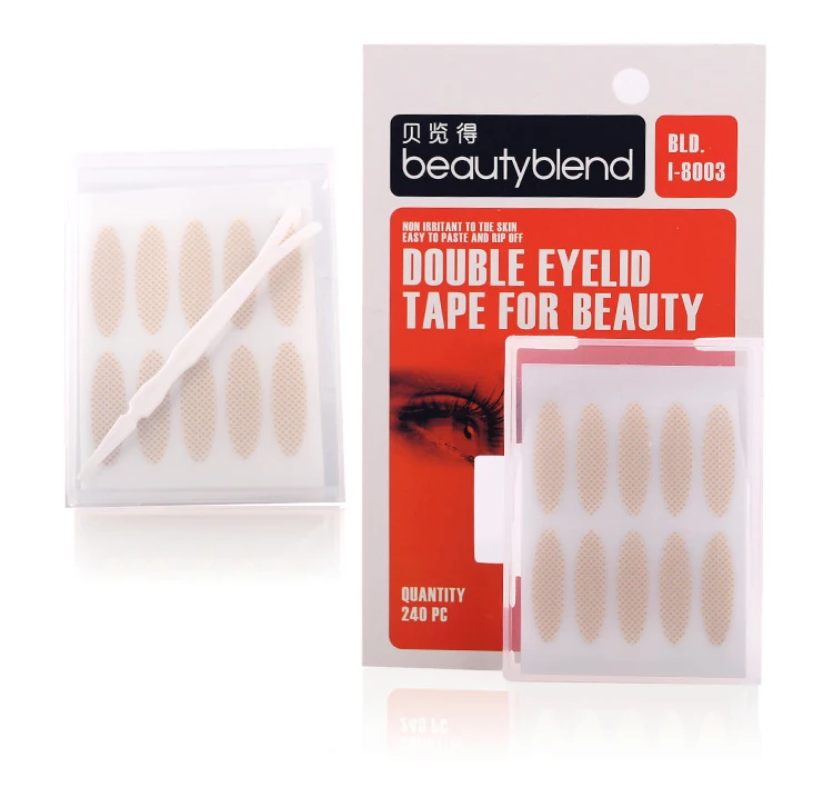 BLD I-8010 Natural Waterproof Duplex Eyelid Stickers Double Eyelid Tape Stickers