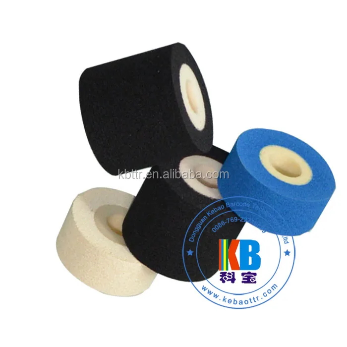 Date Stamp Printing Thermal transfer ribbon 32*36 35*40  Solid black Color Ink roller