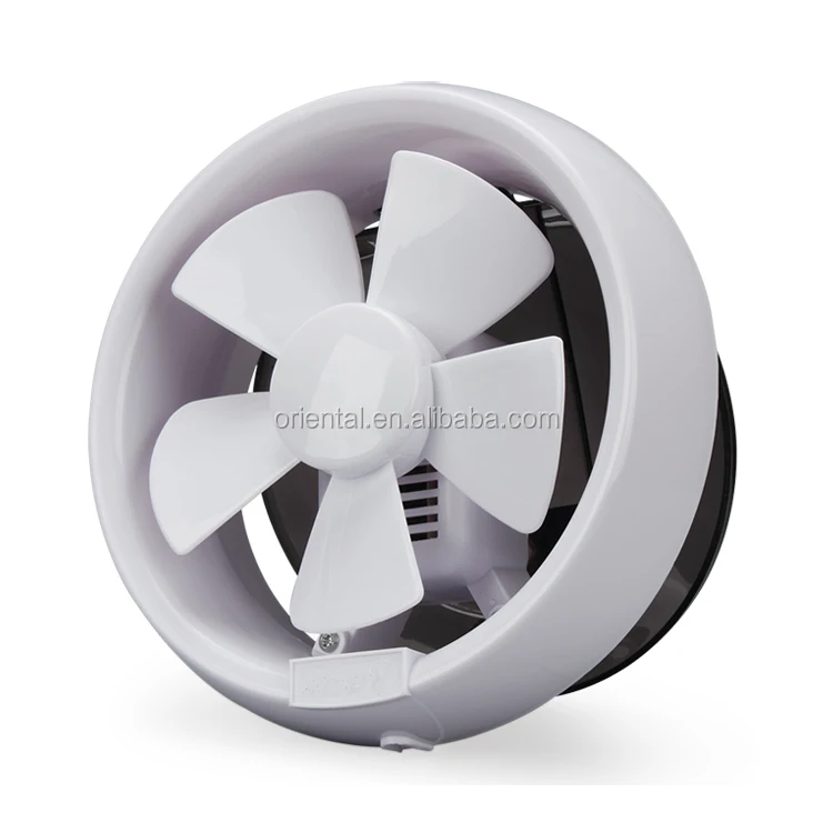 Plastic round bathroom exhaust fan