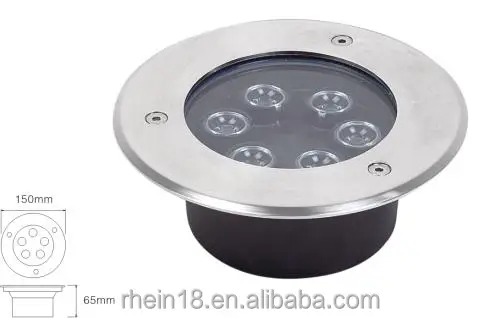 
6W IP66 waterproof RGB buried lamp for garden / square 