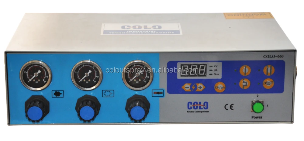 Manual powder coating machine with smart hopper