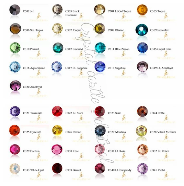 Crystal Castle 4A 10SS clear white flatback rhinestone embellishments wholesale glass hotfix crystals