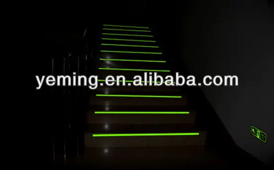 
glow aluminum stair nosing/photoluminescent stair nosing 