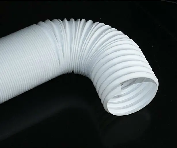 HAVC кондиционирования воздуха воздуховодов 4 дюйма PVC армированного стального провода гибкий воздуховод шланг