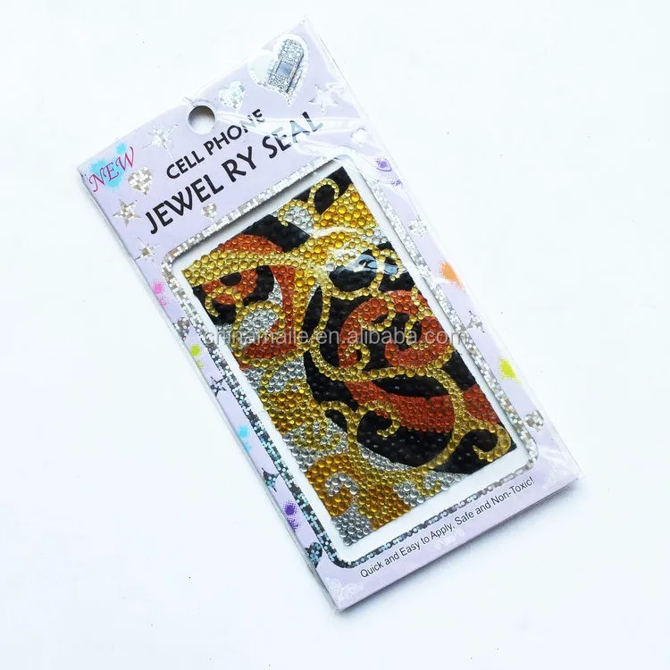 Cangnan factory star DIY laptop rhineston stickers