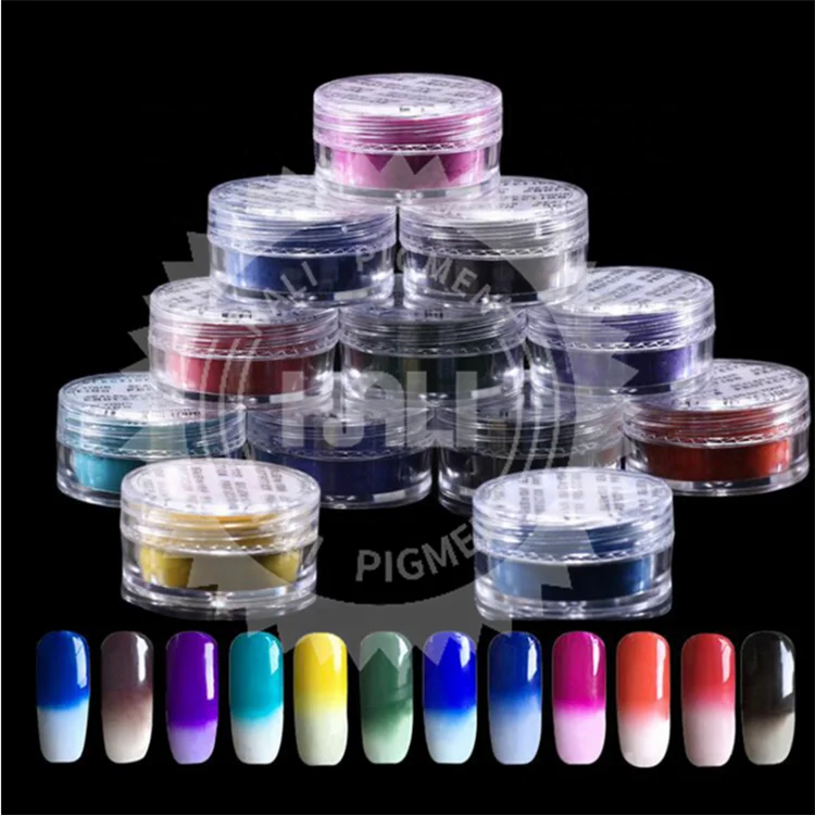 1000g per bag Thermochromic Pigment Activated at 31 Celsius Thermochromic Powder Color Change Thermochromic Pigment Powder