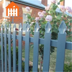 Black iron Steel fencing wholesale modern metal picket fencing panels for sale