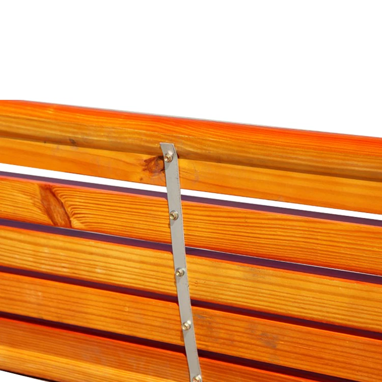 Custom public park bench cast iron legs