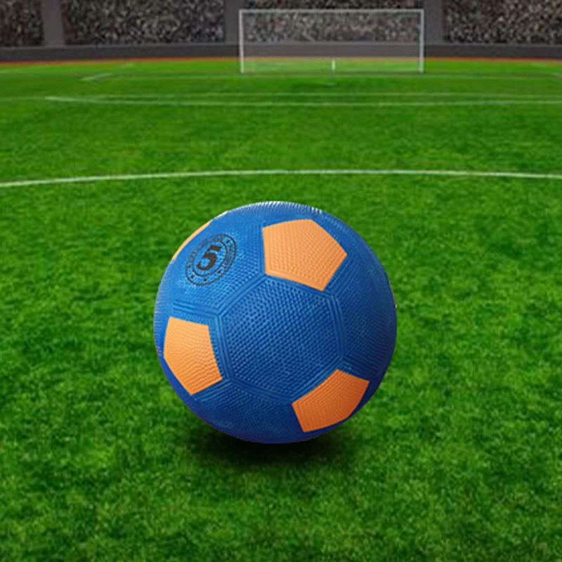 Красочный пользовательский 3 #4 #5 # поверхности зерна дешевые резиновые футбольный мяч