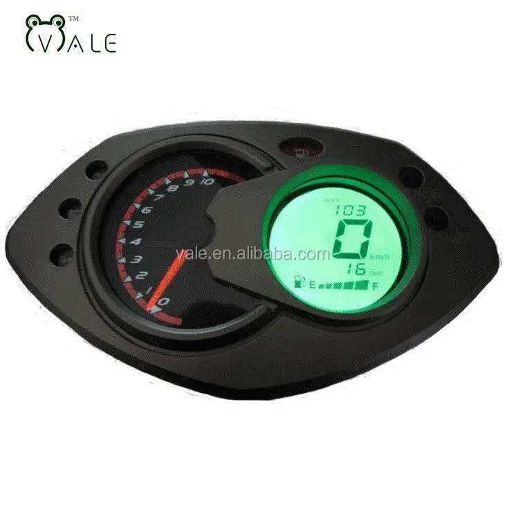 Электрический цифровой спидометр для мотоцикла с ЖК-дисплеем