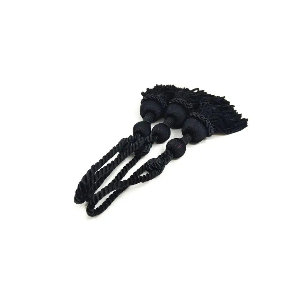New design perfume tassel & silk tassel black tassel for perfume bottle