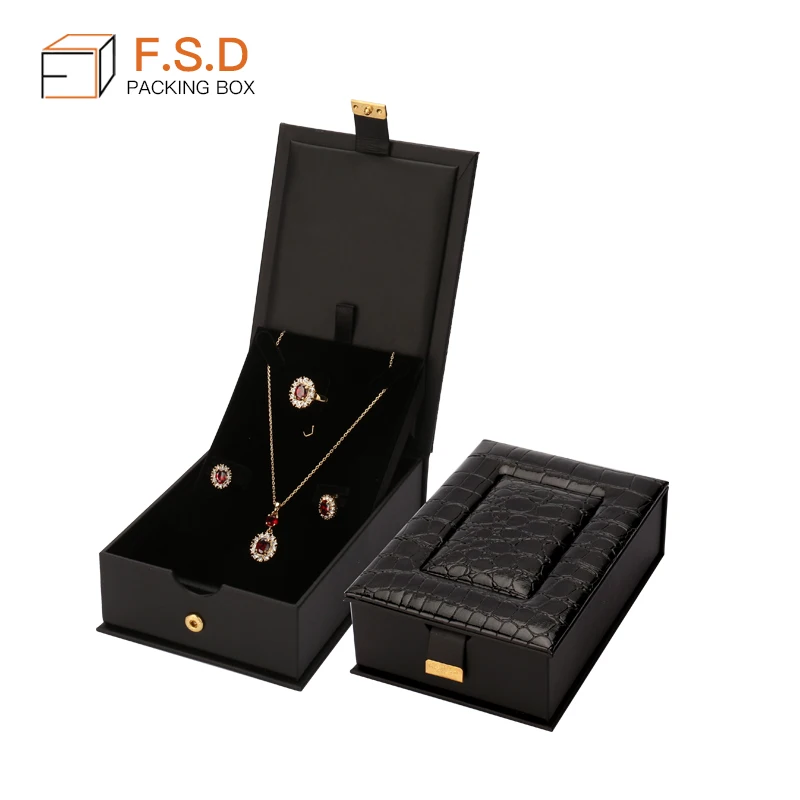 FSD Stylish Design Competitive Price Handmade Pierced Earring Jewelry set Boxes