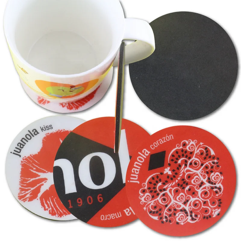 promotional eva coaster paper printing with lamination