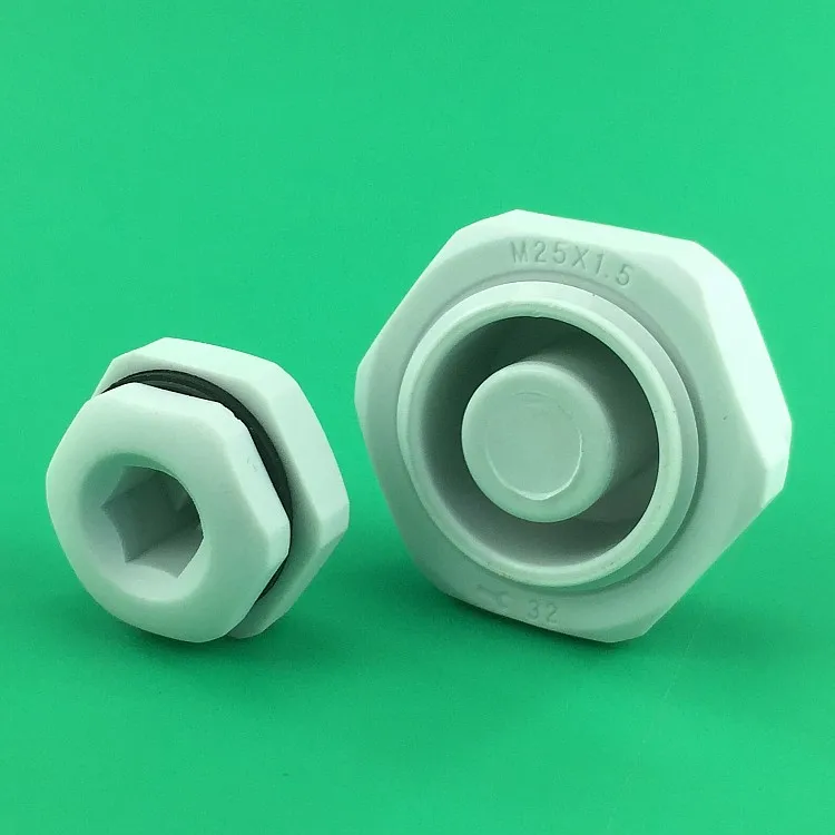 M25 * 1,5 шестигранные нейлоновые винтовые заглушки