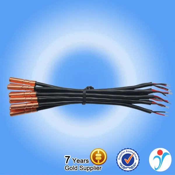 Copper tube temperature sensor 4.7k ntc thermistor
