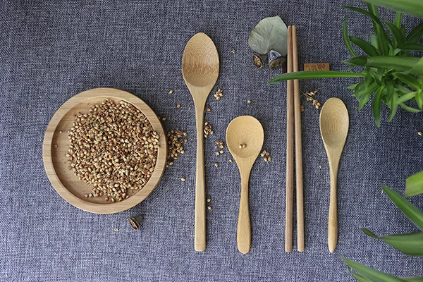 20cm bamboo scoop small spoon for rice serving