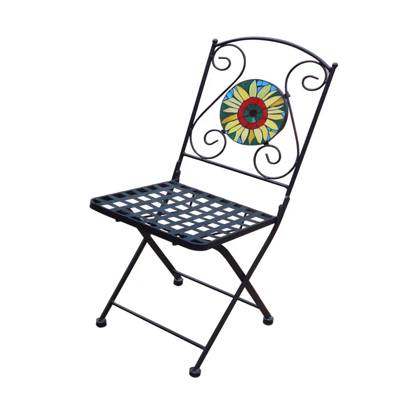 factory custom quality  metal chair for garden customized folding chair