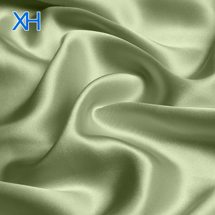 
Fashionable Heavy Pure Satin Fabric Wholesale Stretch Silk Charmeuse Made in China by Xinhe Textiles 