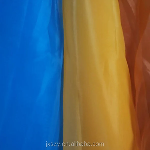 100%silk organza gauze for dress silk fabric organza fabric