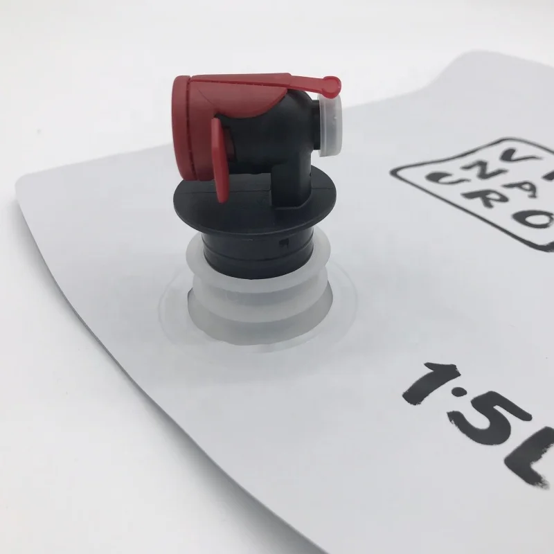 5l bag in box wine dispenser juice, water, oil bag-in-box with tap valve Aluminum foil wine bag