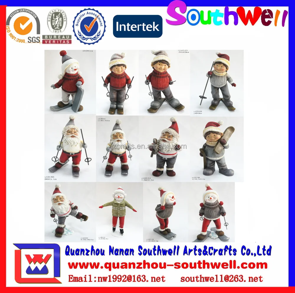 Resin Personalized Musical Christmas Decoration Figurines
