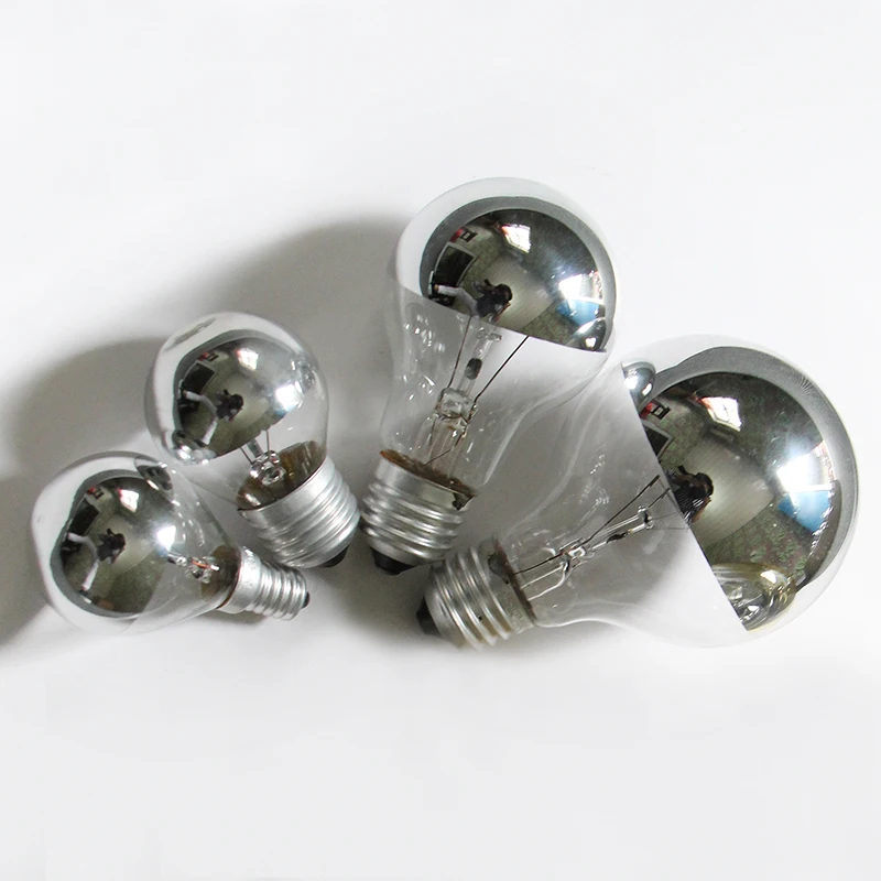 G40 24v 25w warm white shadow less surgery nickel brass half silver incandescent light bulb