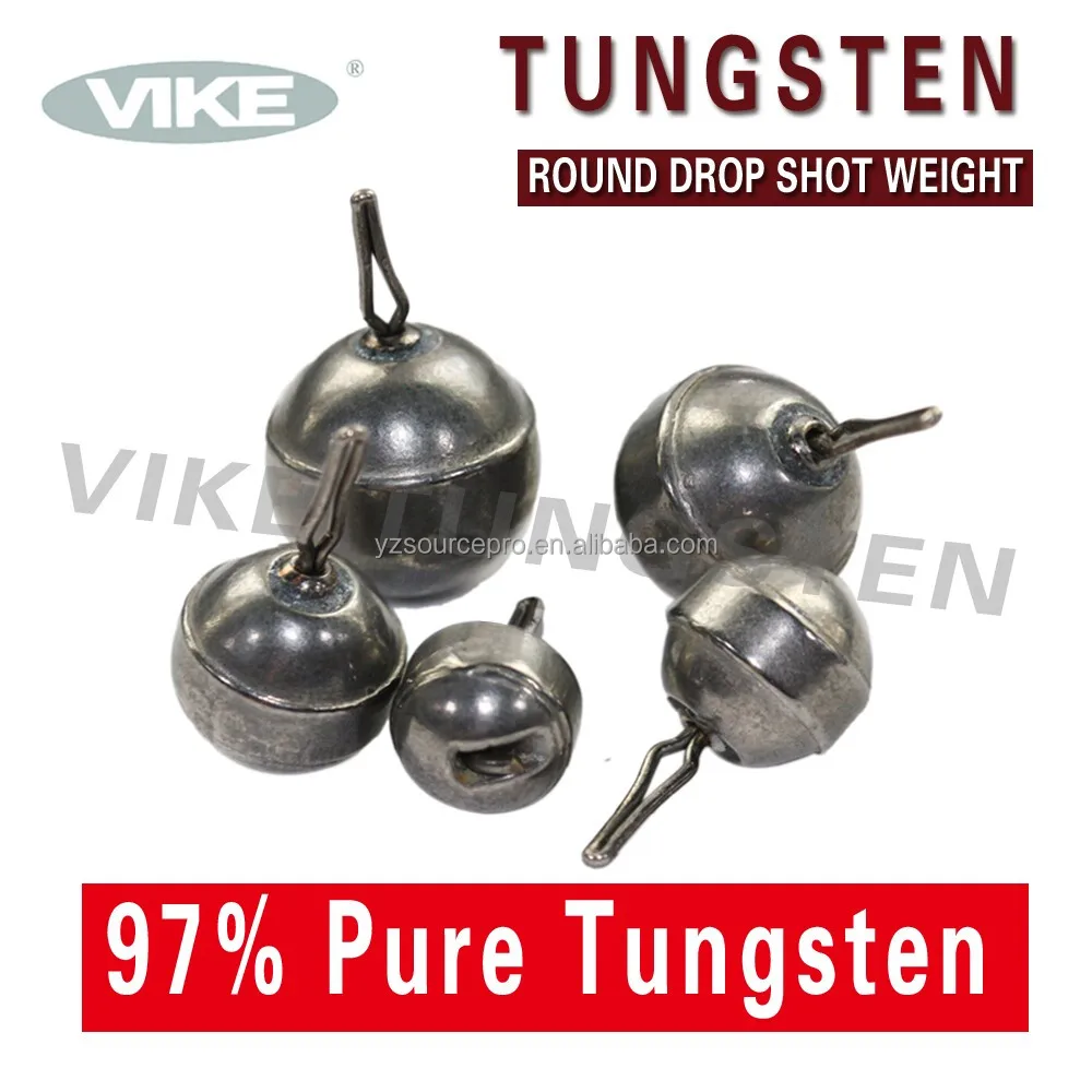 3/8oz Cheap Tungsten round drop shot fishing weight