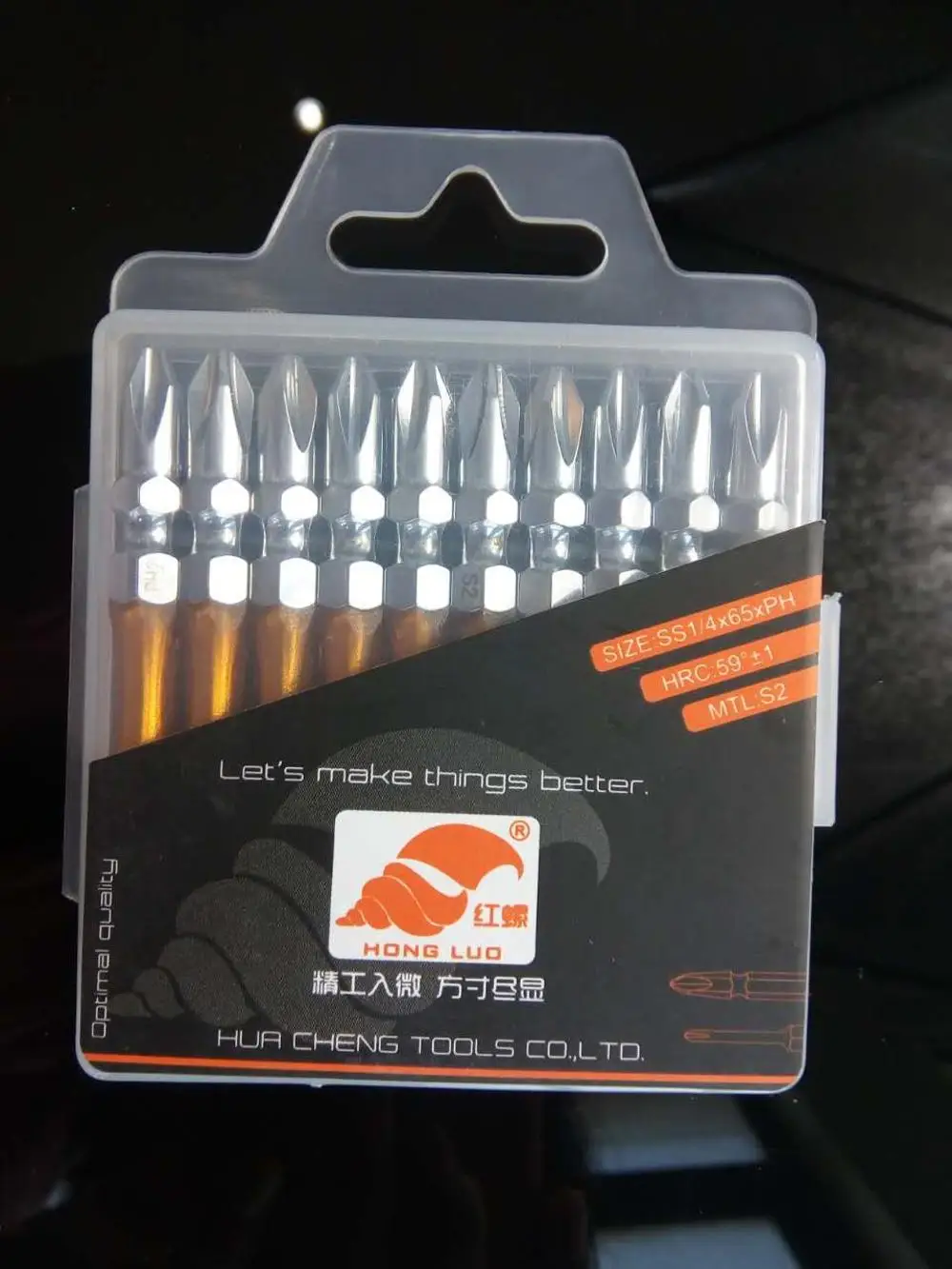 factory supplier hex magnetic double head PH2 S2 screwdriver bit