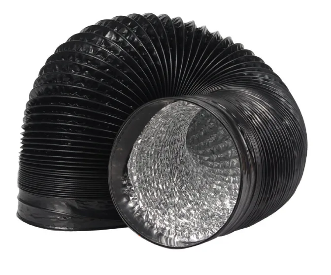 Hydroponics ventilation PVC aluminum combined flexible air duct