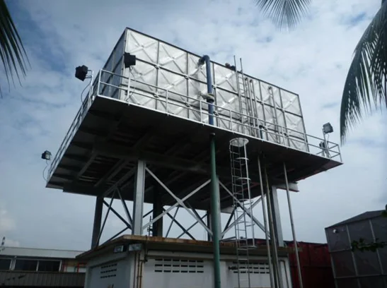 300 CBM galvanized steel panels bolted water tank